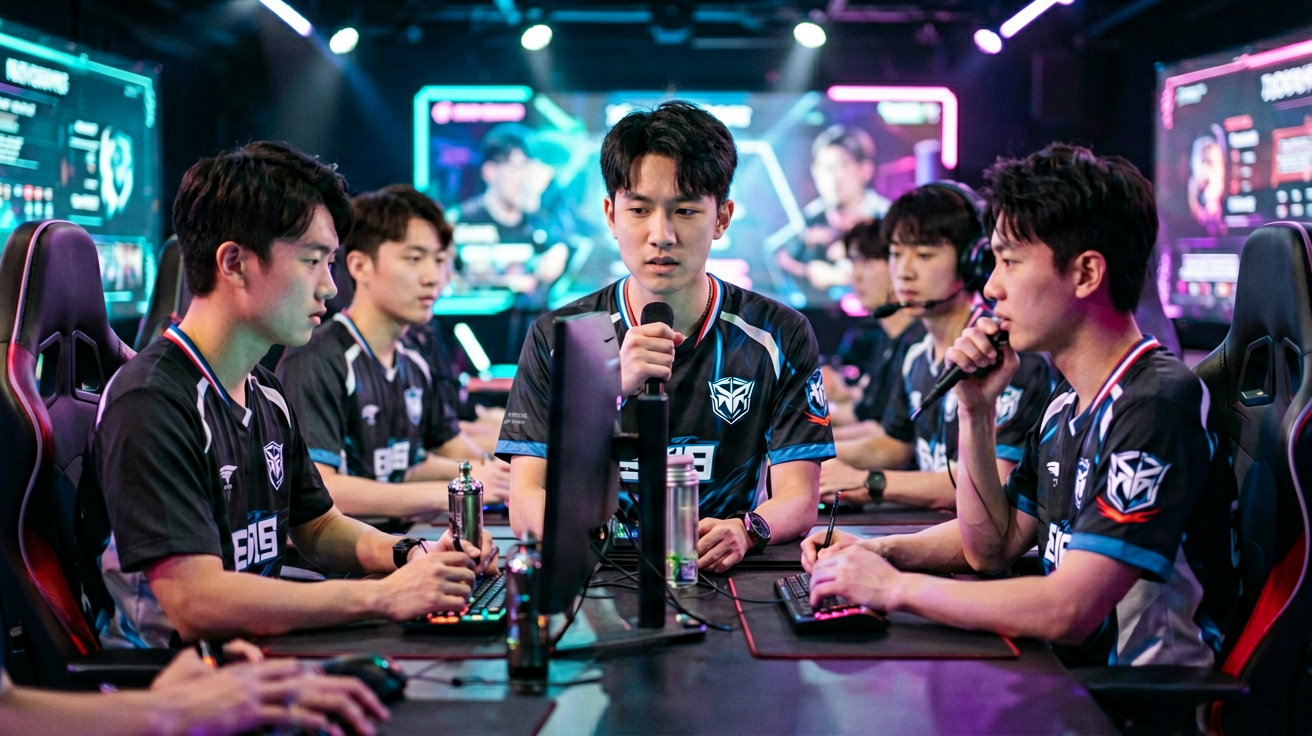 VKGAME威客电竞职业选手比赛现场，激情电竞氛围